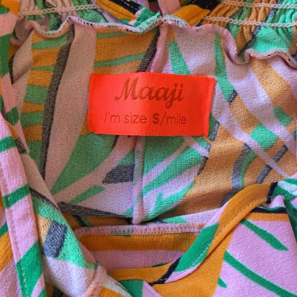 MAAJI Yellowstone Magnific Yellowstone Dust Long Maxi Dress Size Small - Picture 12 of 12